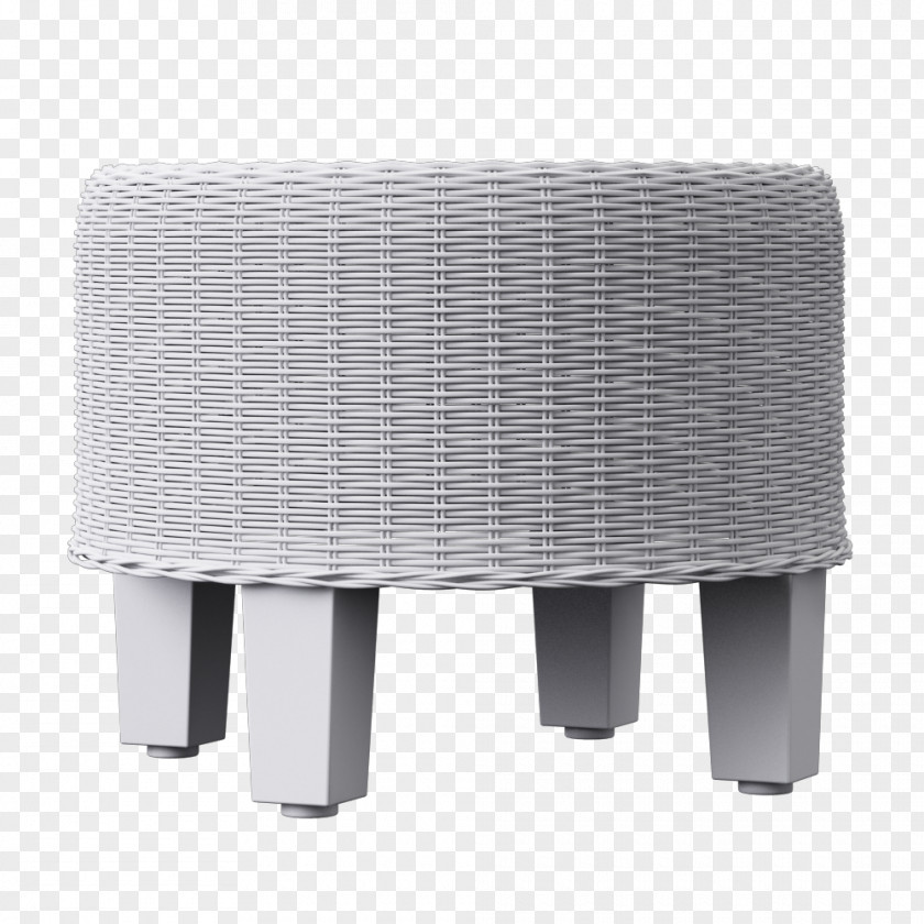 Table Foot Rests Chair Wicker Tuffet PNG