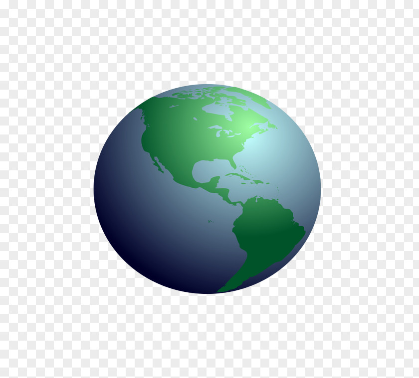 Vector Earth Realistic Globe Sphere Wallpaper PNG
