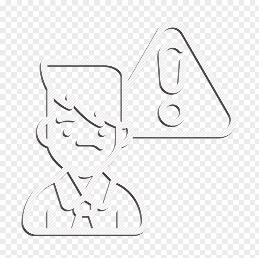 Warning Icon Sad Human Resources PNG