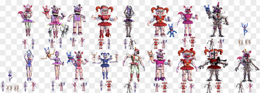 Ballerina Costume Five Nights At Freddy's: Sister Location Animatronics Character Fan Art Puppet PNG