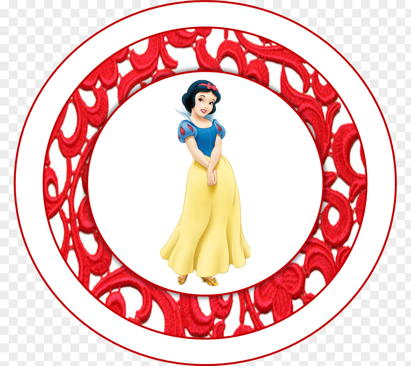 BANDERINES CARS Snow White Party Magic Mirror Disney Princess PNG