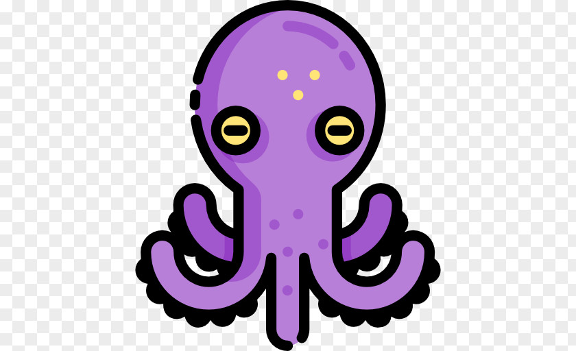 Octopus Cartoon Pink M Clip Art PNG