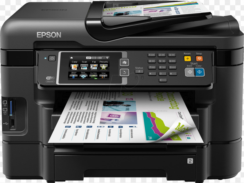 Printer Epson Multi-function Inkjet Printing Computer Software PNG