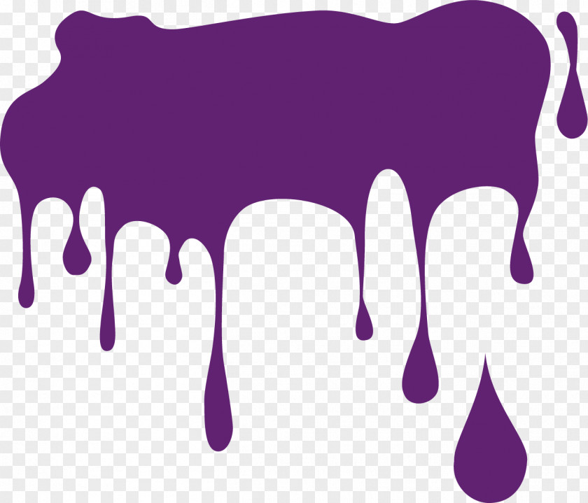 Purple Ink Jet Paint PNG