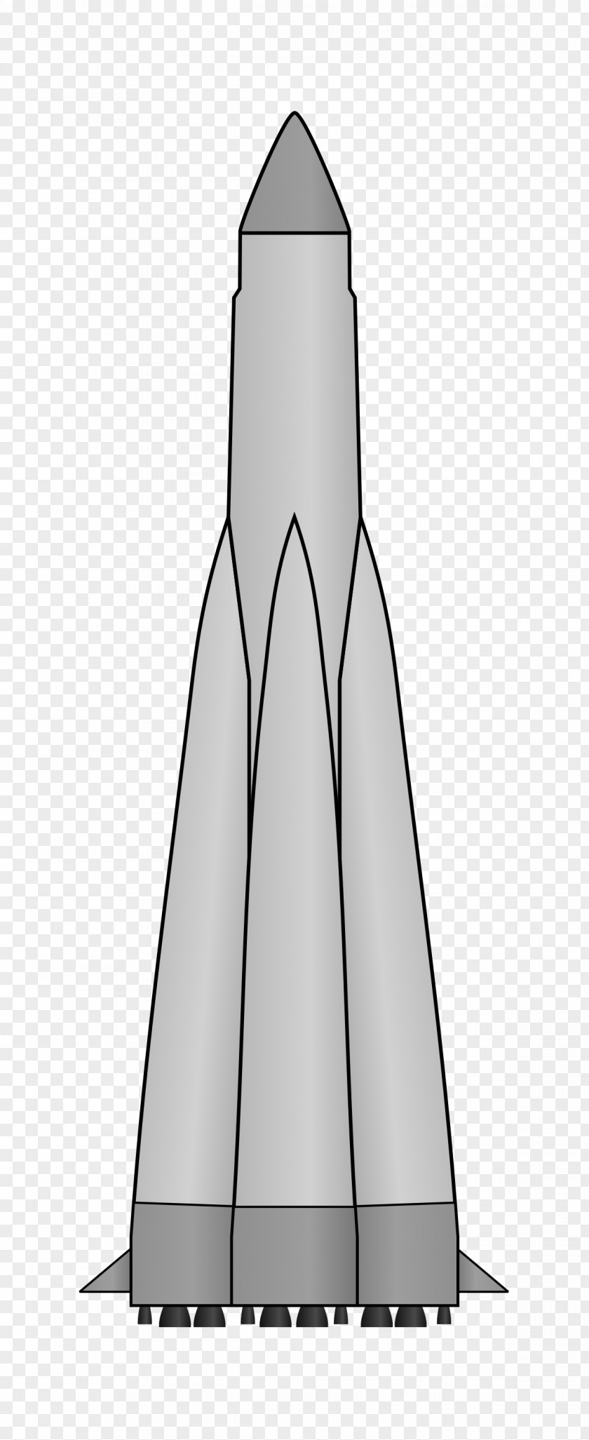 Rockets Rocket Polyot Launch Vehicle R-7 Sputnik PNG
