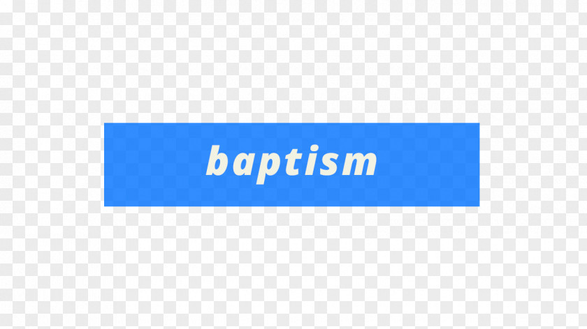 Baptism Logo Organization Rectangle Font PNG