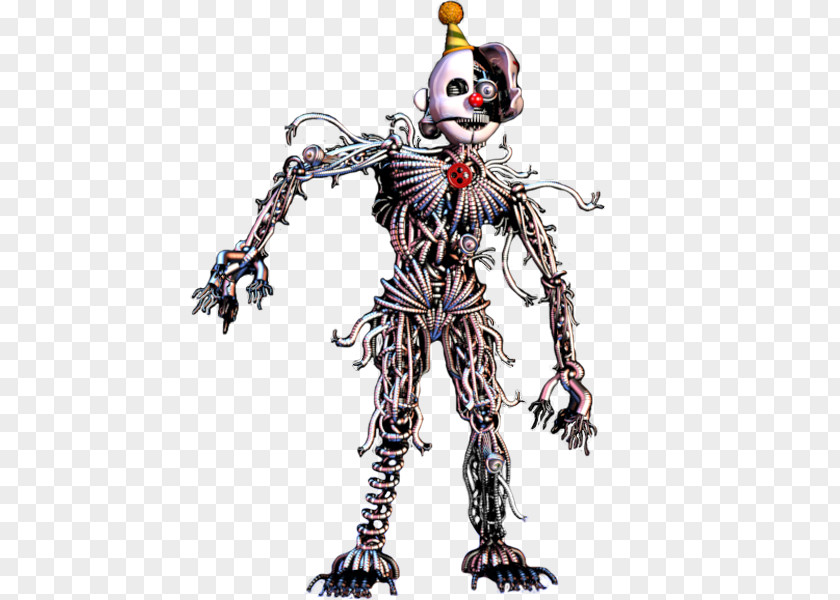 Decaying Five Nights At Freddy's: Sister Location Animatronics Endoskeleton Jump Scare PNG