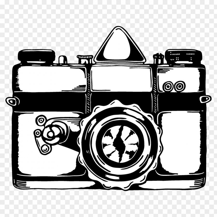 Hand-painted Background Image Camera Topic Photography Illustration PNG
