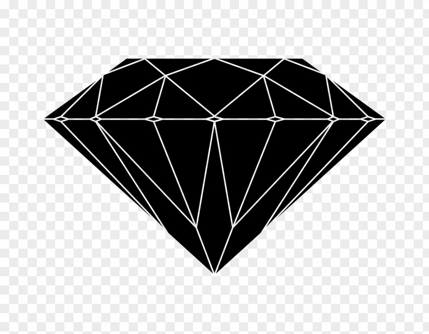 Diamond Effect Black And White PNG