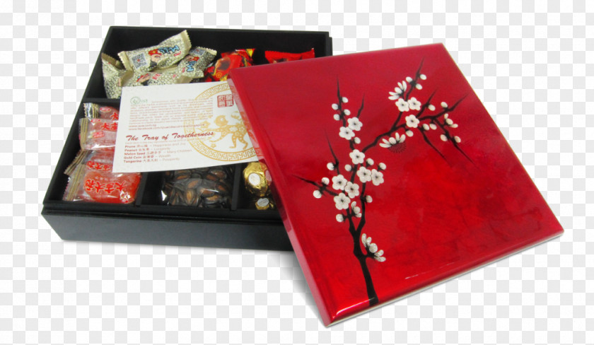 Gift Box Chinese New Year Party Favor PNG