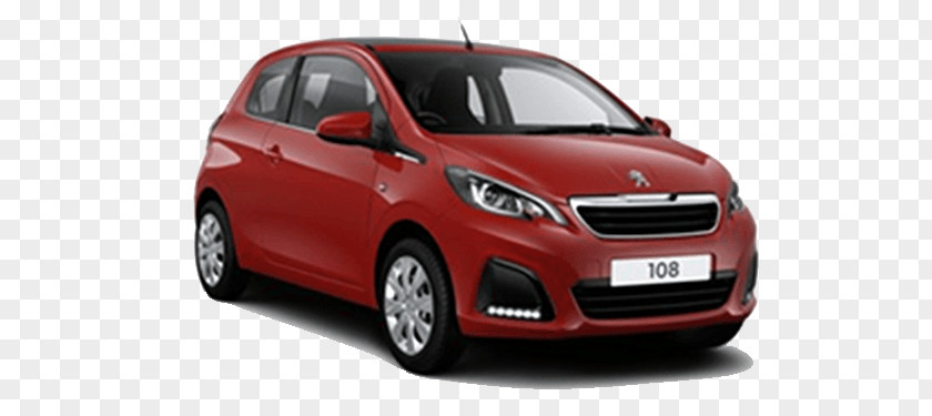 Peugeot 108 City Car Mobility PNG