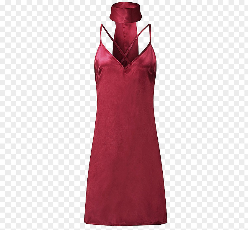 Silk Satin Cocktail Dress Shoulder PNG