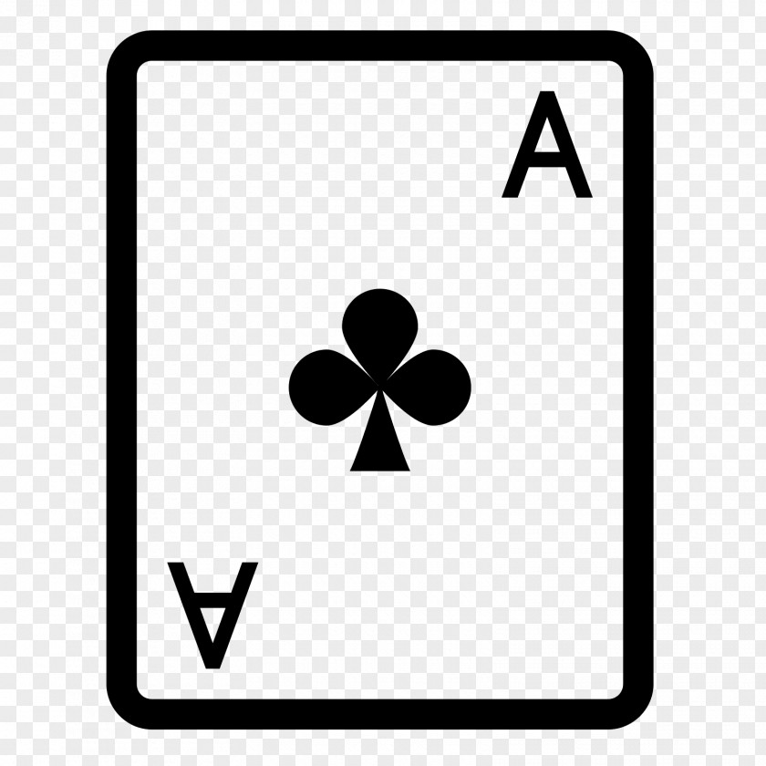 Symbol Ace Of Spades Hearts Playing Card PNG