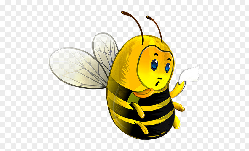 Cartoon Bee Apidae Download Pixel Icon PNG