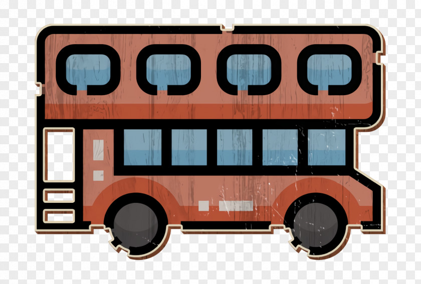 Double Decker Bus Icon Vehicles Transport London PNG