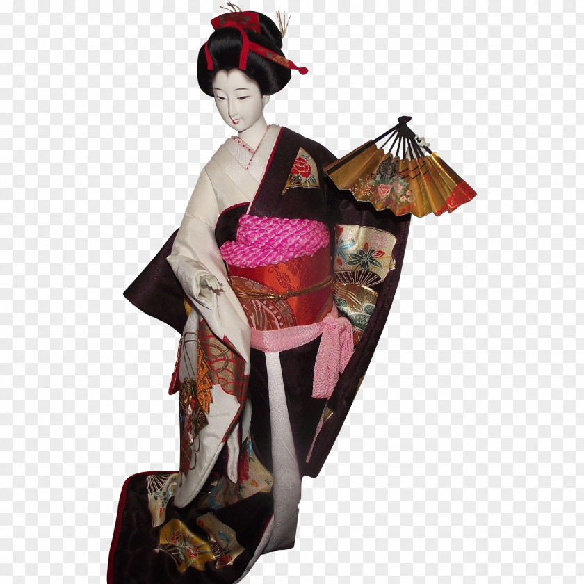 Geisha Japanese Dolls Kimono Kyugetsu PNG