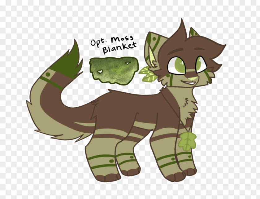 Moss Cat Horse Dragon Cartoon PNG