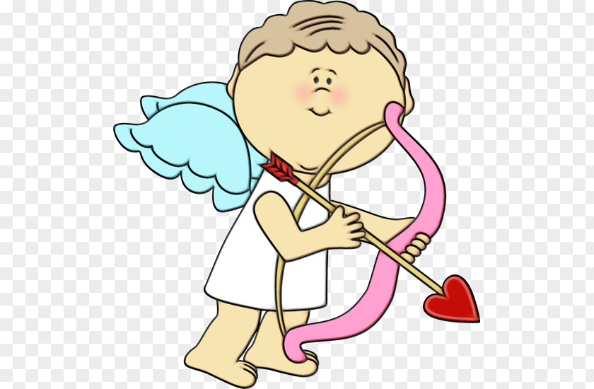 Pleased Happy Angel Cartoon PNG