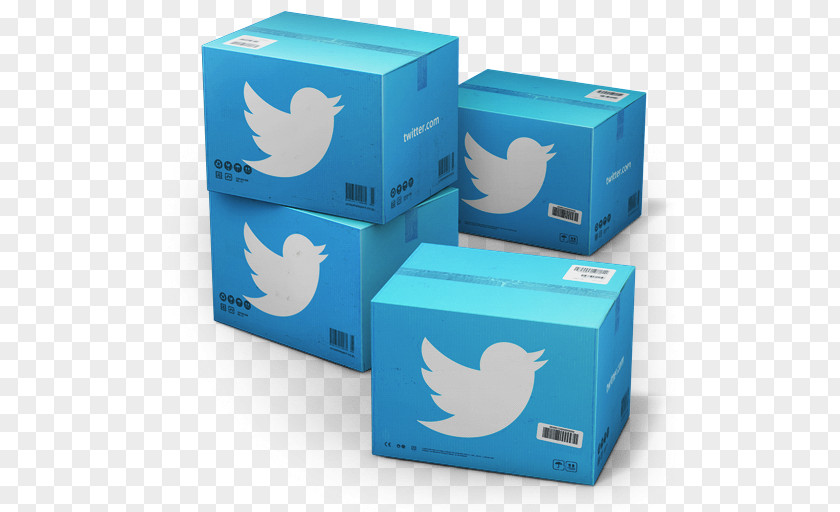 Twitter Shipping Box Carton Packaging And Labeling PNG