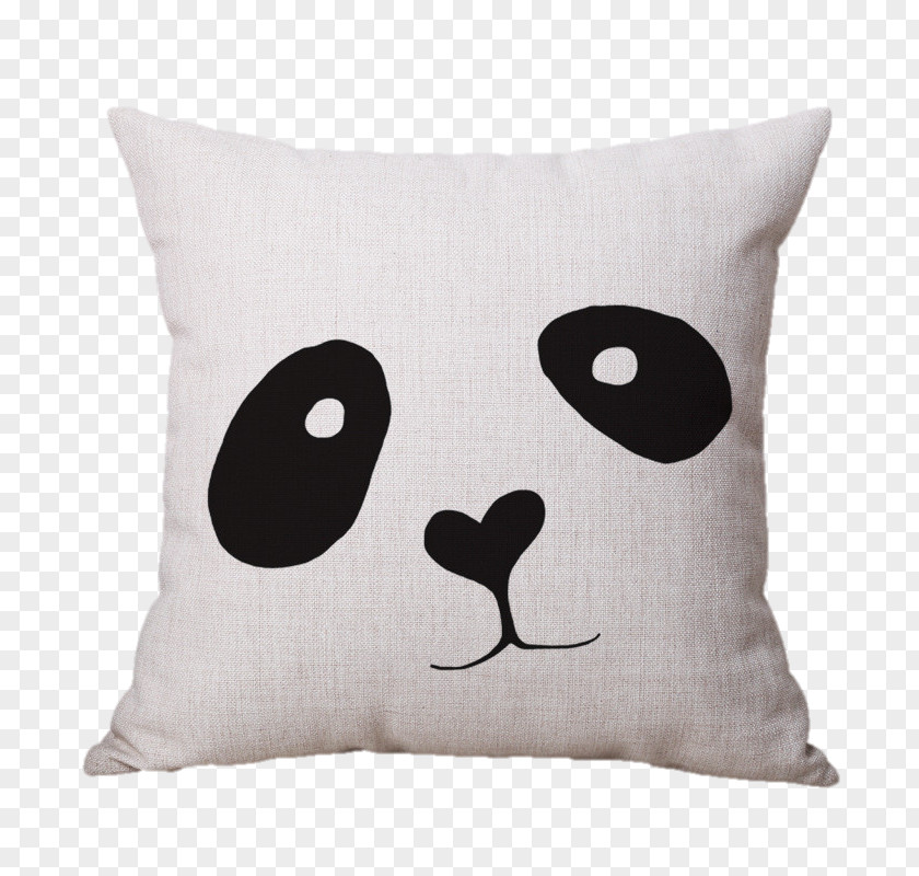 Cotton Pillow Giant Panda Bear Throw Pillows Cushion PNG