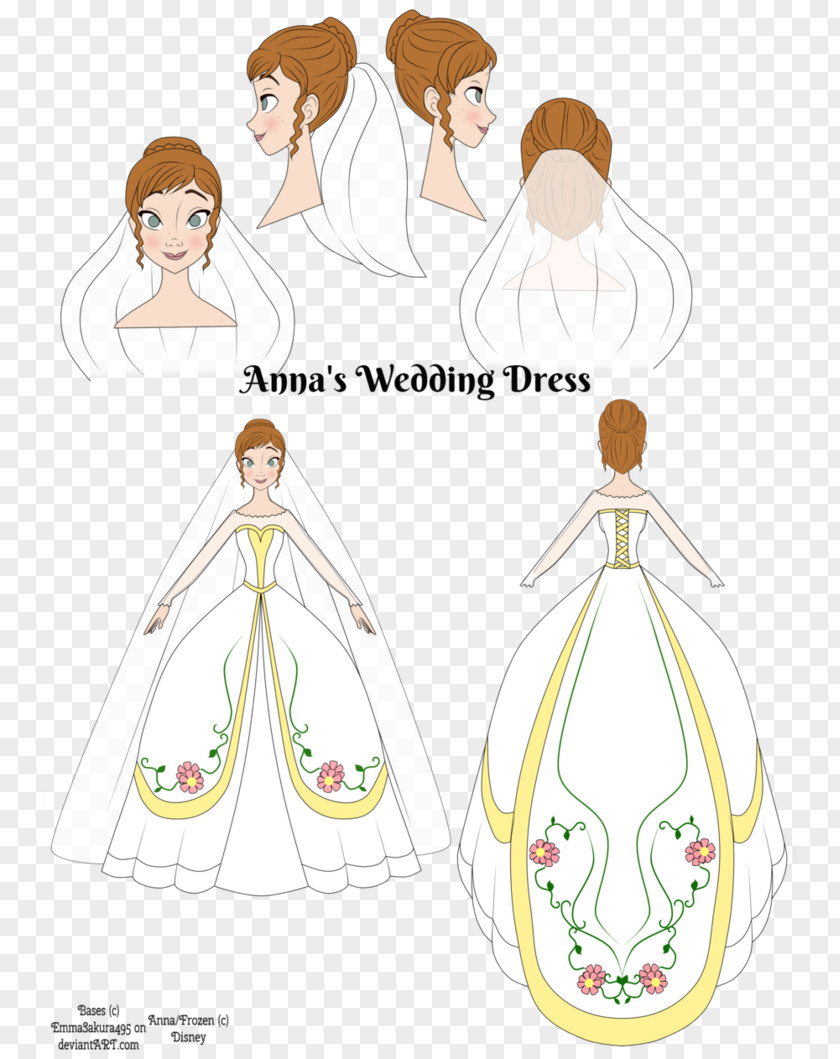 Elsa Anna Frozen Gown Dress PNG