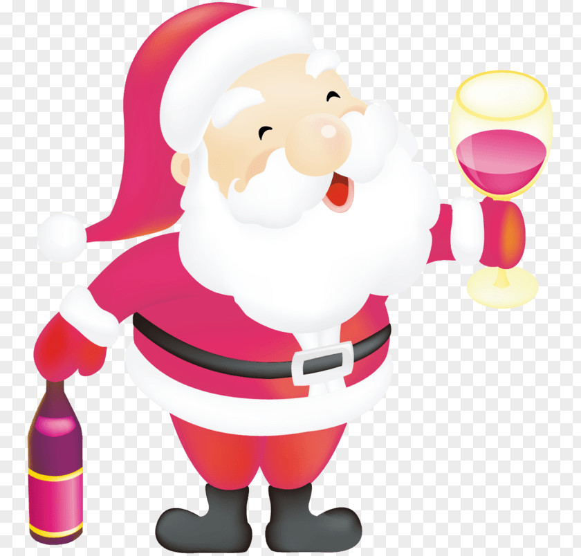 Santa Ornament Claus Christmas Day Vector Graphics Clip Art PNG