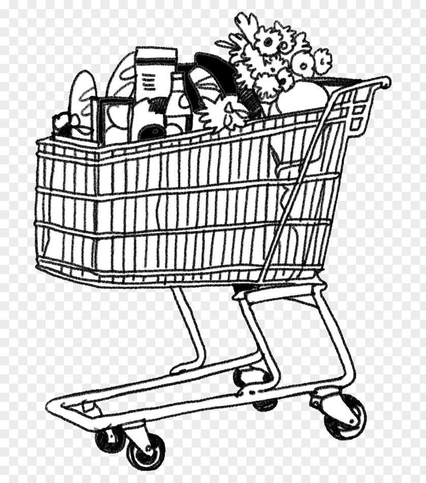 Shopping Cart Toddler Drawing PNG
