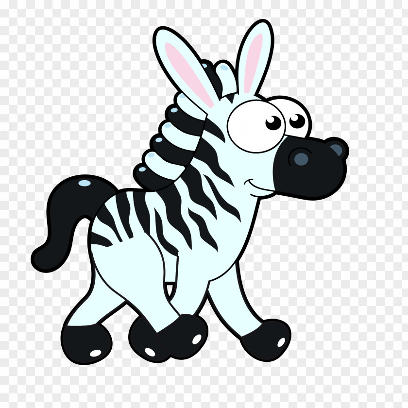 Cartoon Zebra Vector Dog Horse Clip Art PNG
