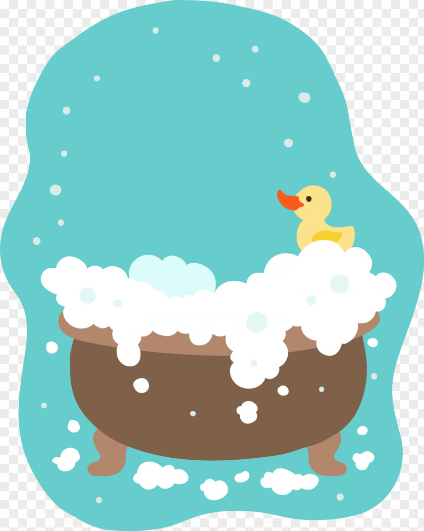 Cute Children Painting Bubble Bath Vector Euclidean Illustration PNG