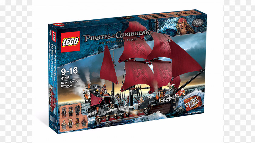 Pirates Of The Caribbean LEGO 4195 Queen Anne's Revenge Lego Caribbean: Video Game PNG