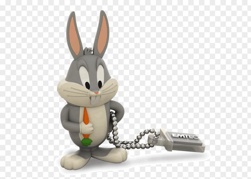 Rabbit Bugs Bunny EMTEC Flash Memory USB Drives PNG
