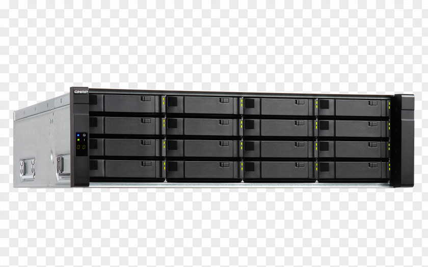 SAS 6Gb/s QNAP Systems, Inc. Drive Enclosure EJ1600 Hard DrivesOthers Disk Array ES1640DC NAS Server PNG