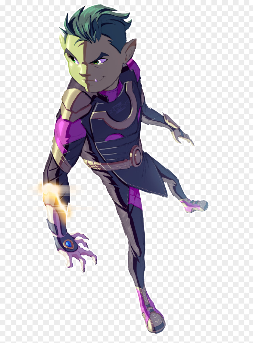 Beast Boy Raven Starfire Teen Titans Drawing PNG