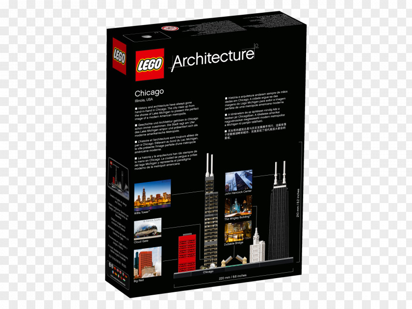 Building LEGO 21033 Architecture Chicago Lego The Store Amazon.com PNG
