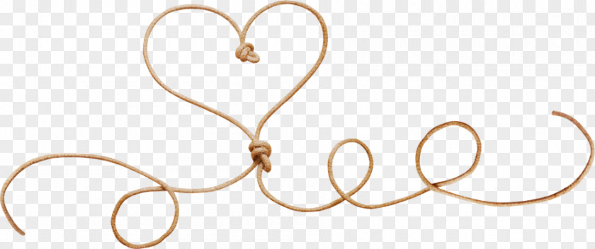 Heart Shape Rope Knot PNG