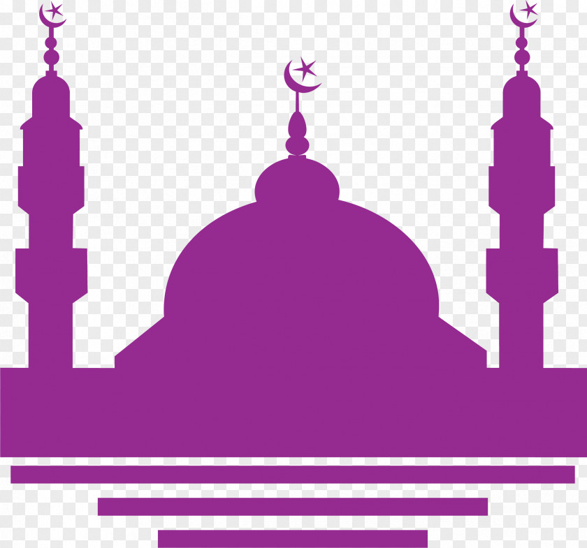 Purple Castle Of Eid Al Fitr Al-Fitr Al-Adha Mosque Jumuah PNG