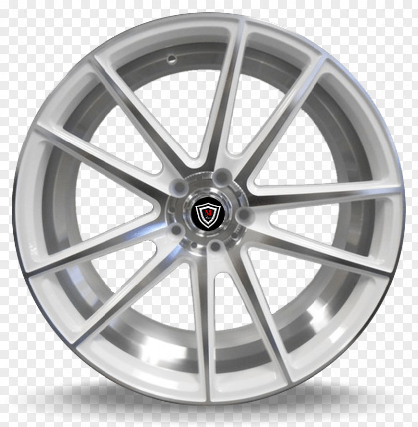 Black And White Marquee Alloy Wheel Car Vehicle Custom PNG