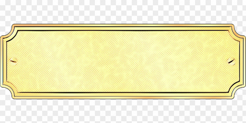 Brass Table Yellow Background PNG