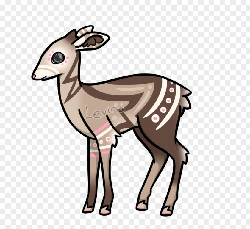 Cute Deer Musk Reindeer Gazelle Clip Art PNG