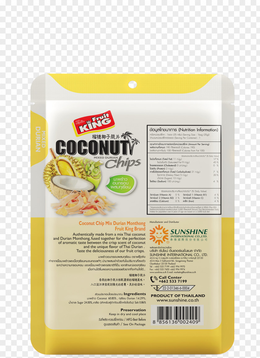 Durian Vegetarian Cuisine Thai Ingredient Crisp PNG