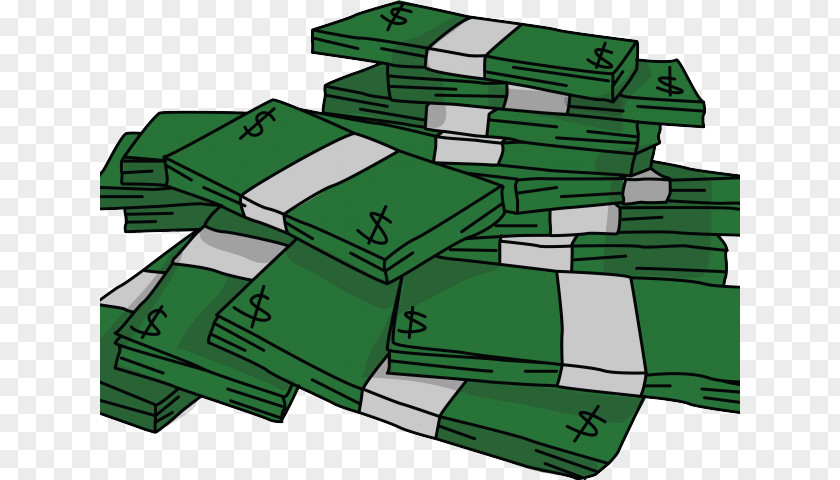 Green Money Bag PNG