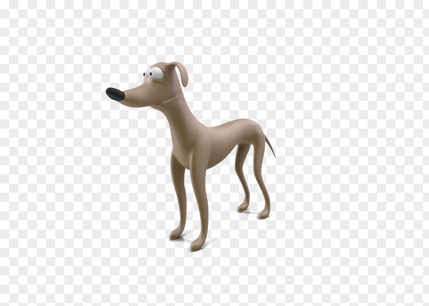 Long Nose Cartoon Dog Italian Greyhound Whippet Sloughi Galgo Español PNG