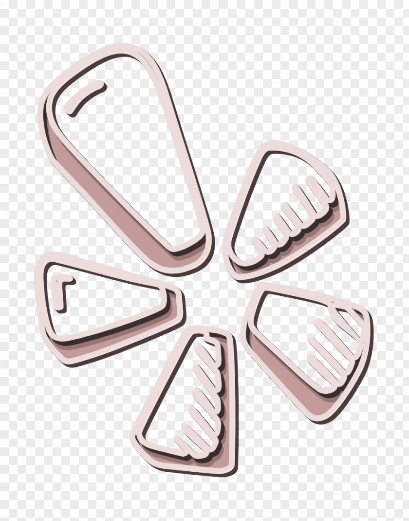 Metal Auto Part Hand Drawn Icon Social Yelp PNG