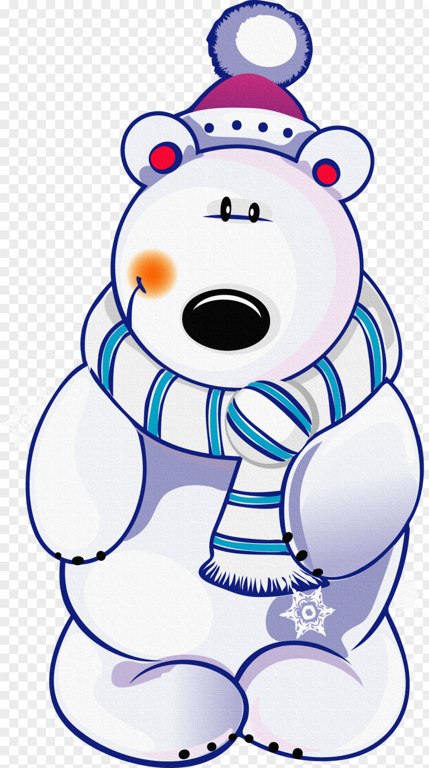 Polar Bear Bear, What Do You Hear? Christmas PNG