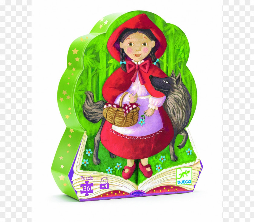 Toy Jigsaw Puzzles Little Red Riding Hood Djeco PNG