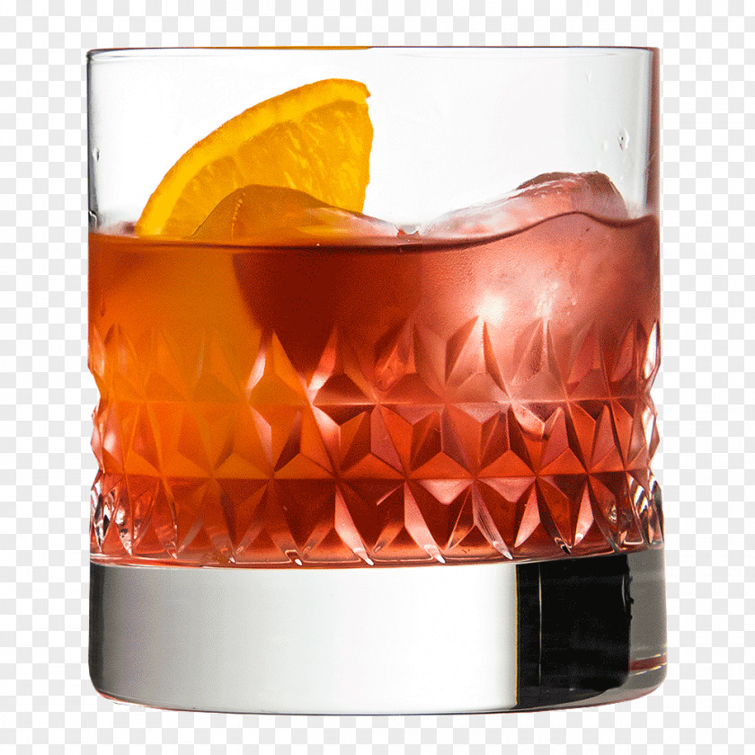 Cocktail Negroni Old Fashioned Glass Whiskey PNG