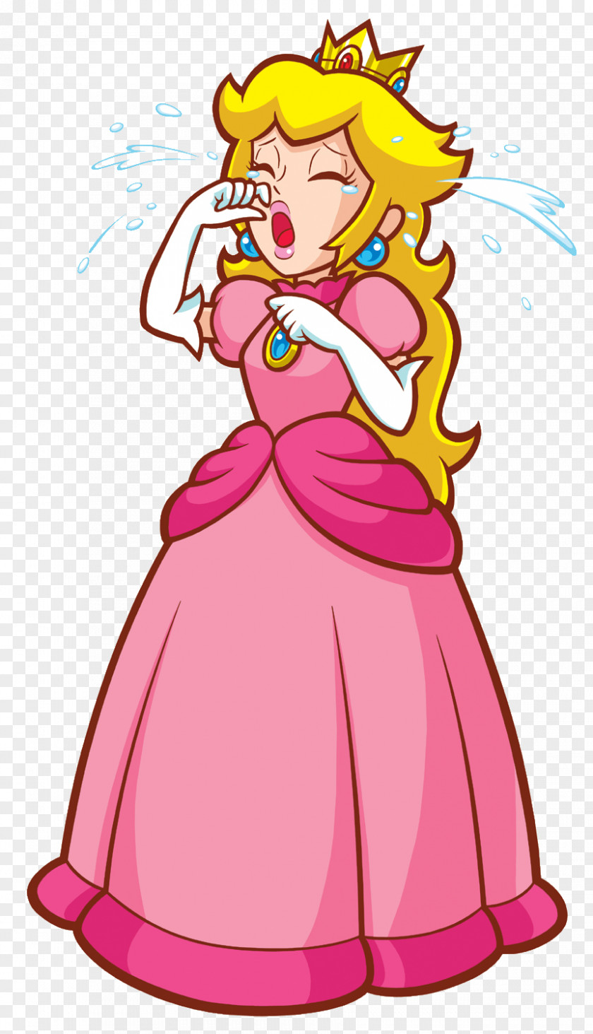Cry Super Princess Peach New Mario Bros. Wii PNG