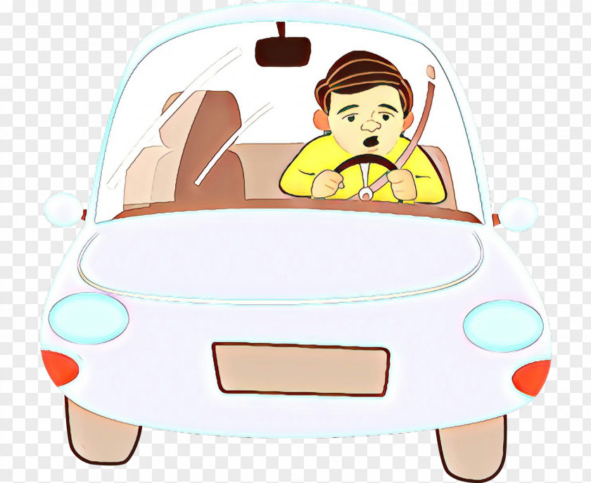Driving Car Child Cartoon PNG