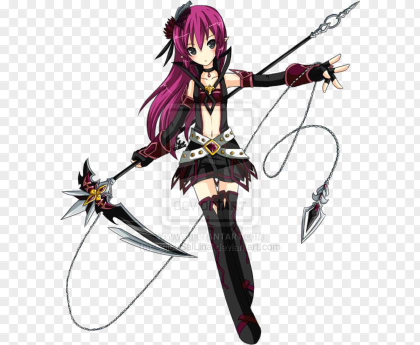 Elsword Character Drawing Game PNG