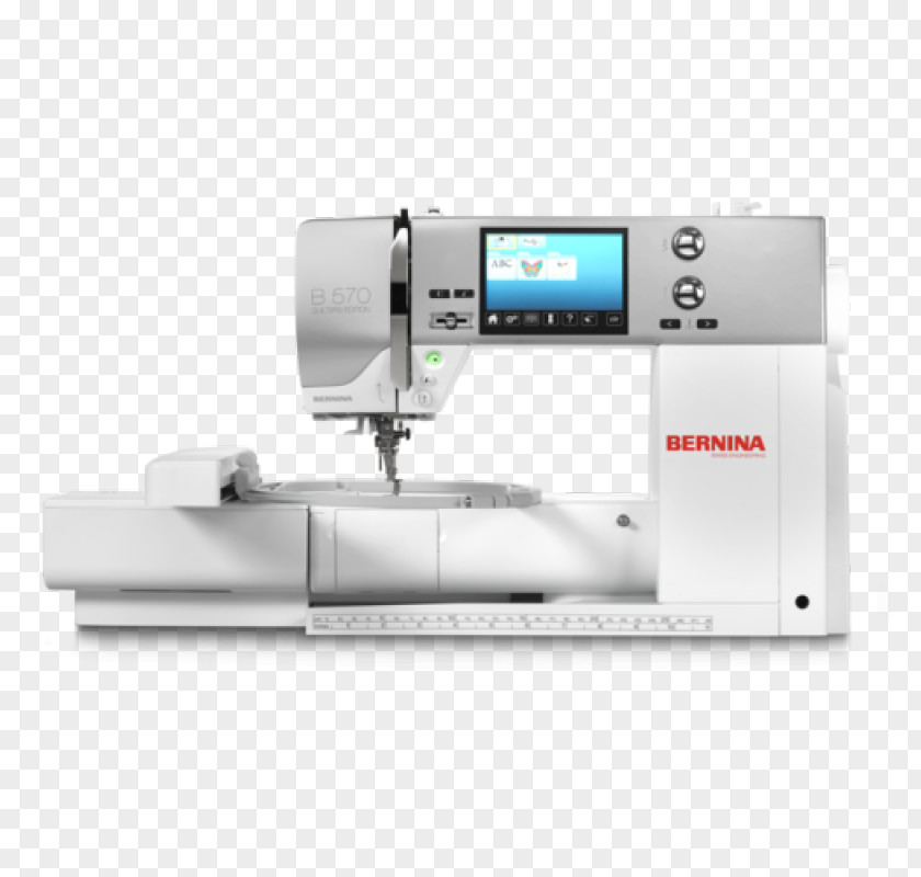 Hand Painted Sewing Machine Bernina International Quilting Embroidery Machines PNG